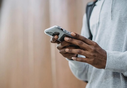 Customer booking on phone